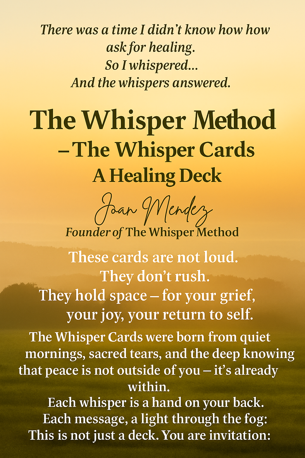 The Whisper Cards – The Healing Deck