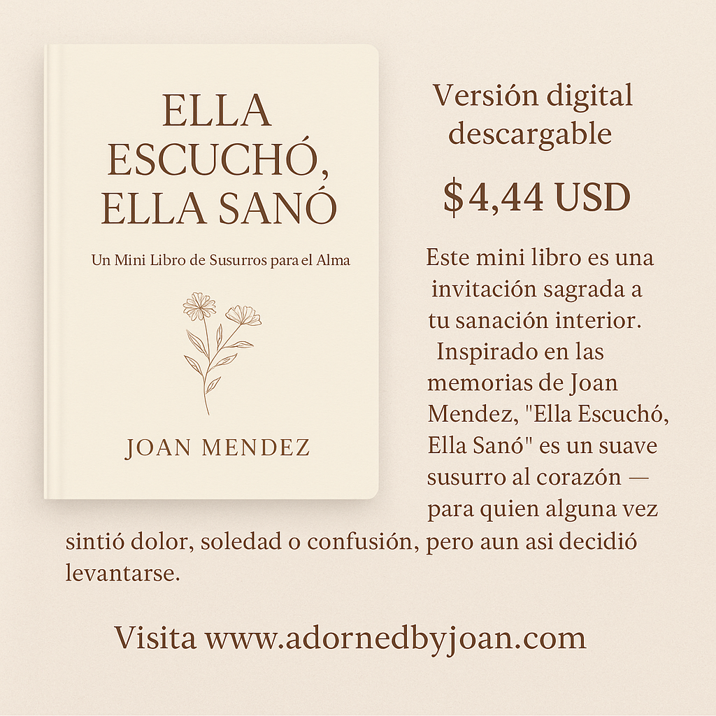 Ella Escuchó, Ella Sanó – Un Mini Libro de Susurros
