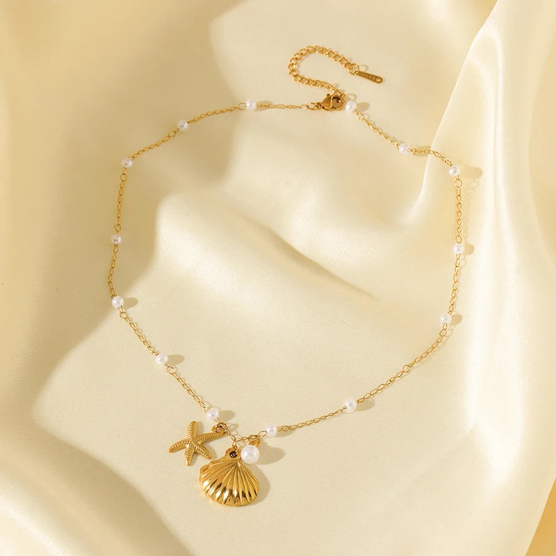 Sea of Grace Necklace & Earring Set