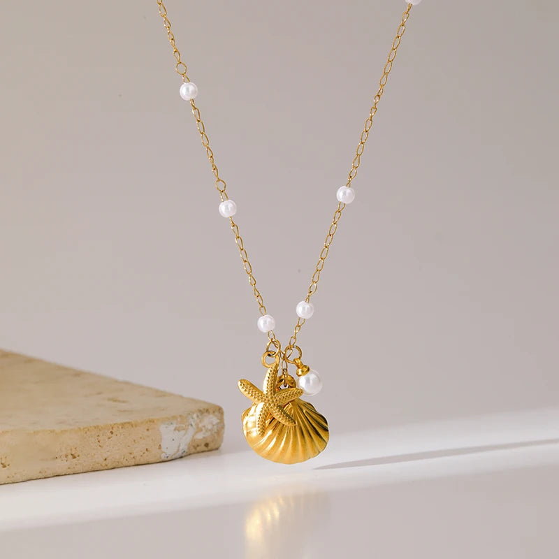 Sea of Grace Necklace & Earring Set