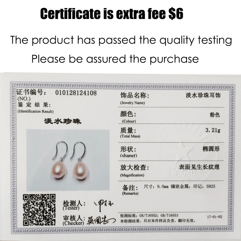 Moonlit Grace — Freshwater Gray Pearl Earrings in 925 Sterling Silver