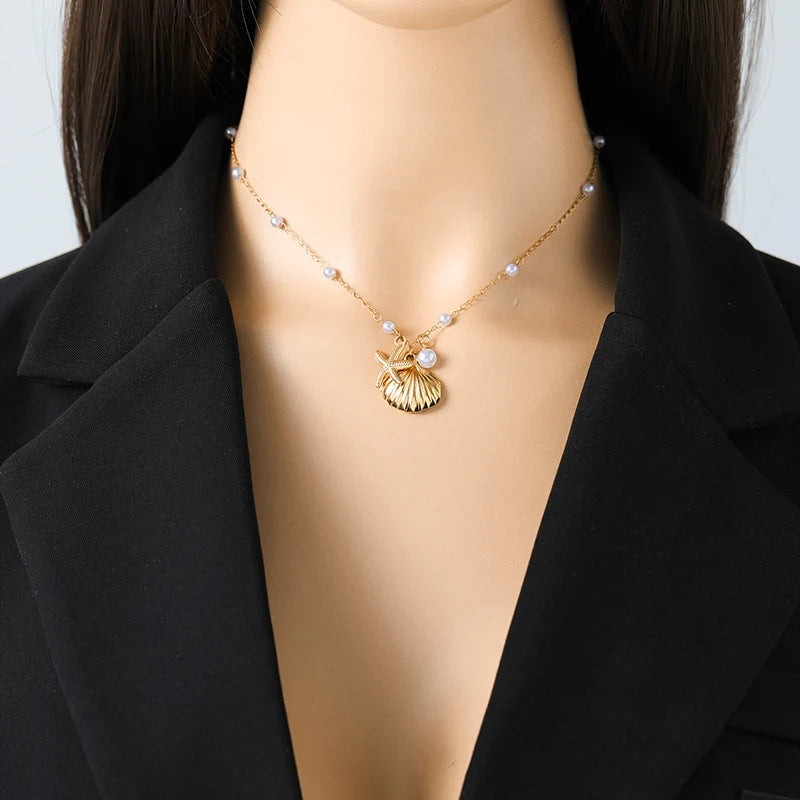 Sea of Grace Necklace & Earring Set