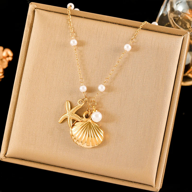 Sea of Grace Necklace & Earring Set